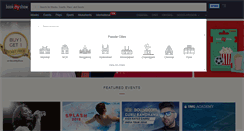 Desktop Screenshot of in.bookmyshow.com